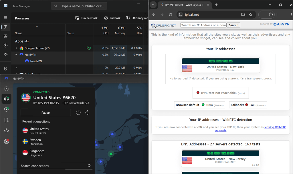 Evaluating VPN security