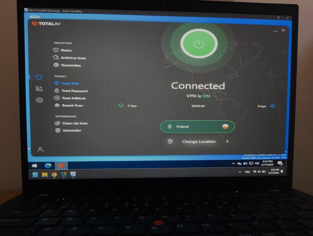 TotalVPN Windows app