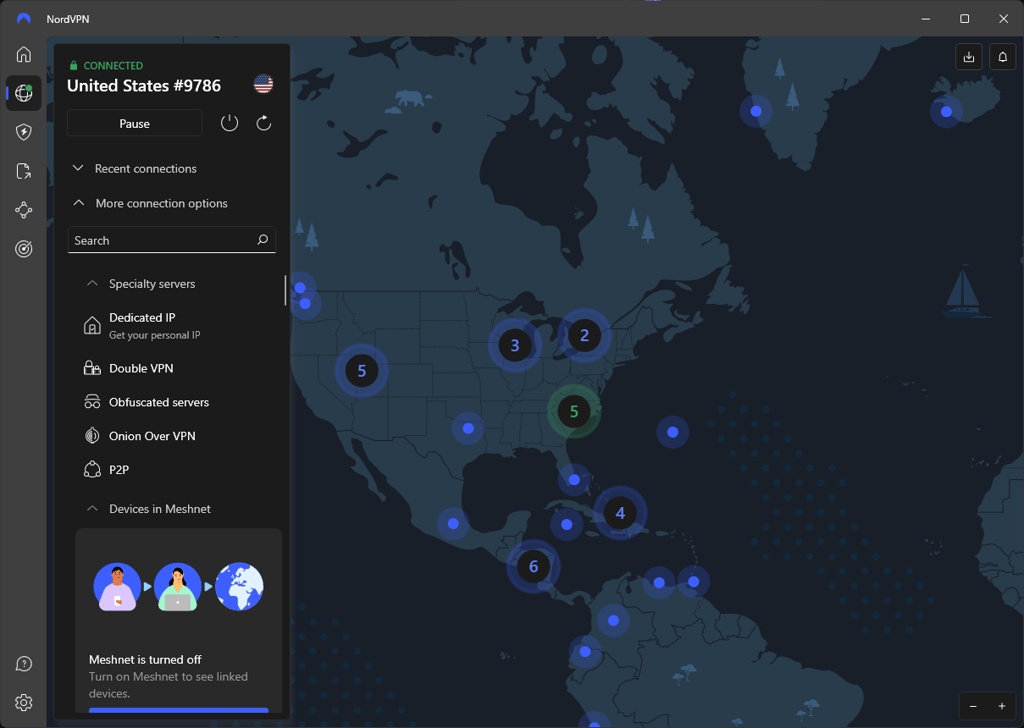 NordVPN US servers to access Hulu in the UK
