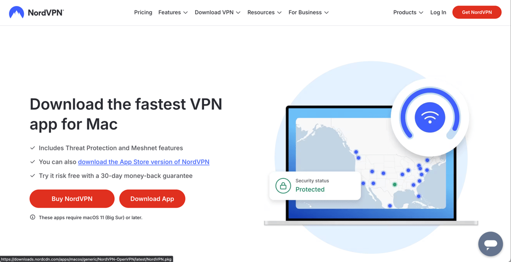 Download NordVPN for macOS