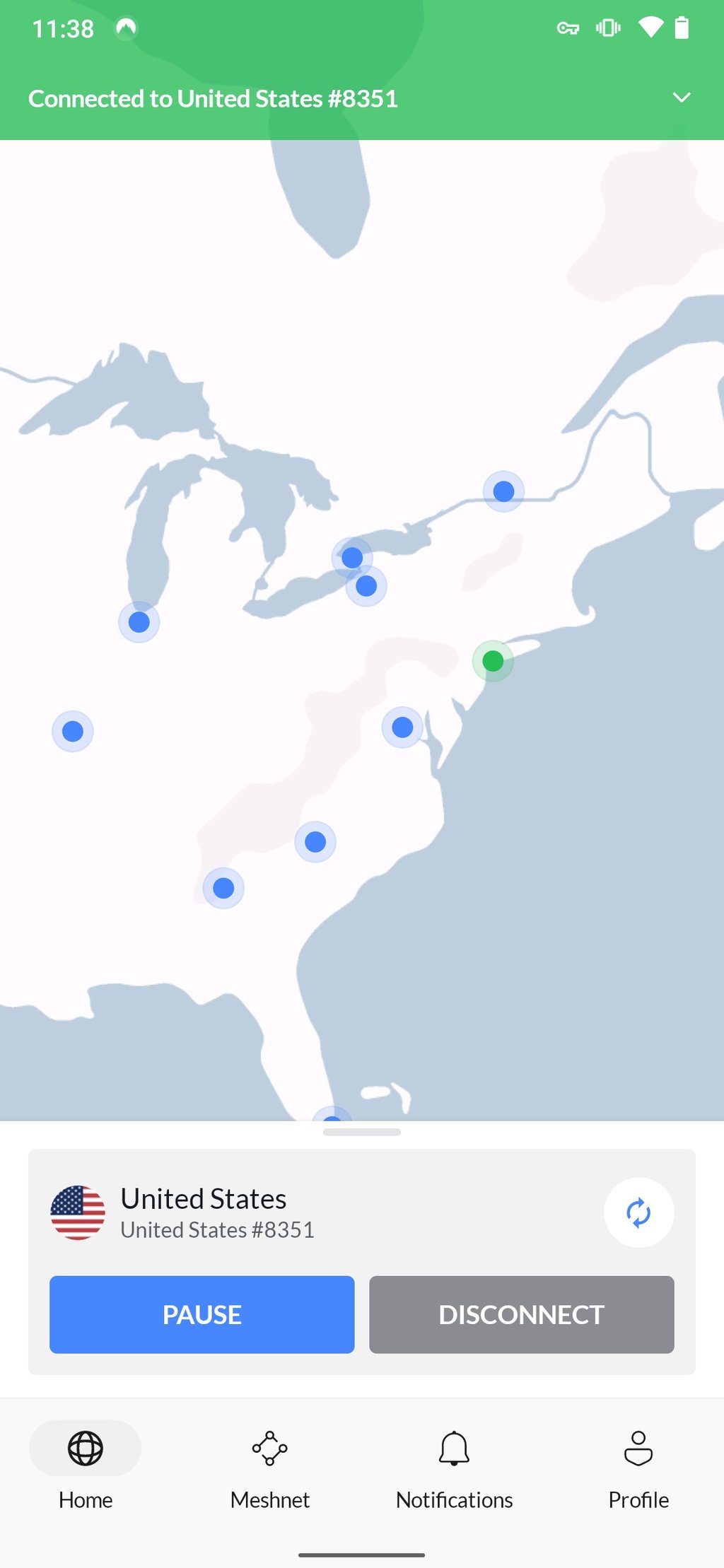 Connect to NordVPN servers in the US to unblock TiviMate