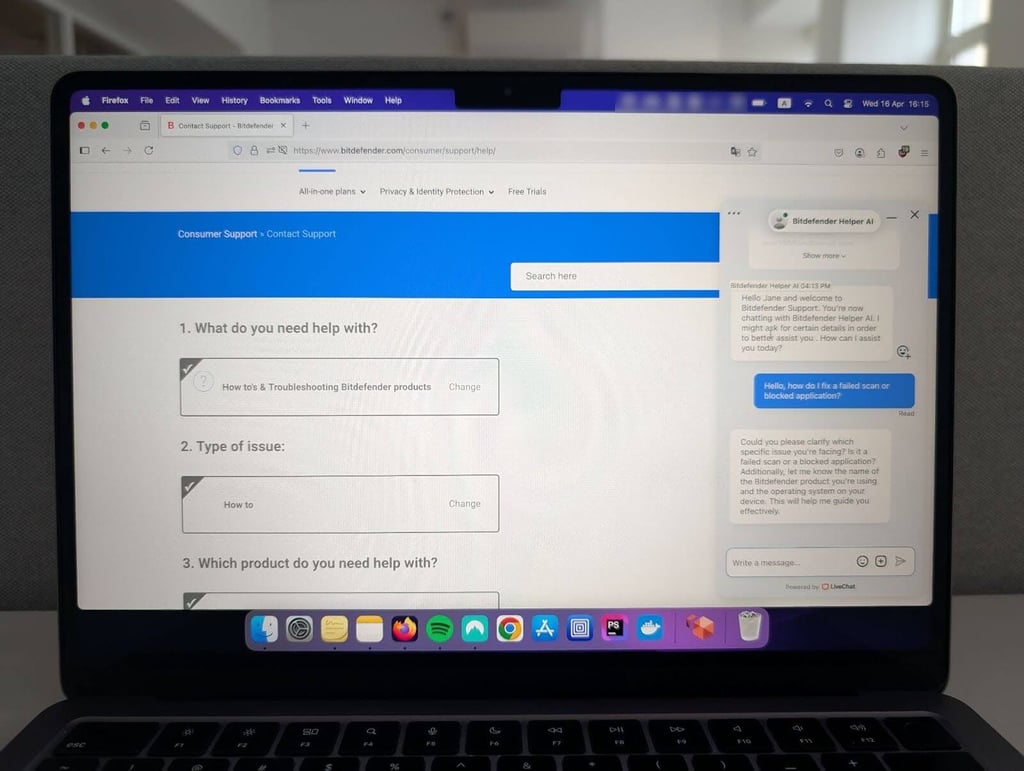 Bitdefender customer support