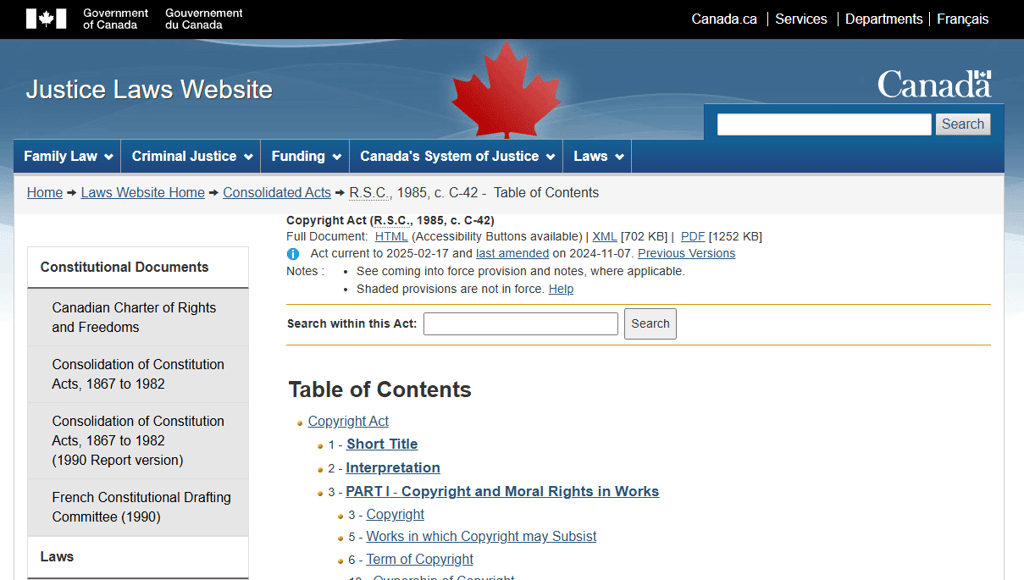 Torrenting laws in Canada