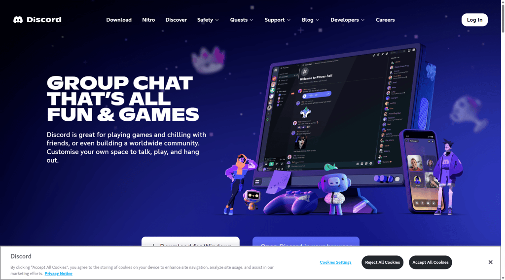 Access Discord as usual with NordVPN