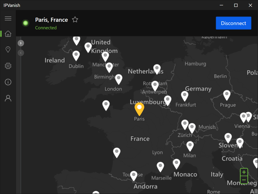 IPVanish connected to France