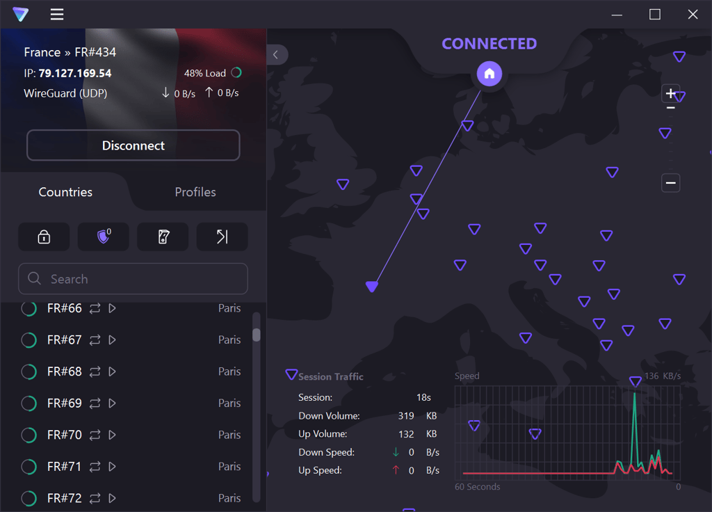 Proton VPN France servers