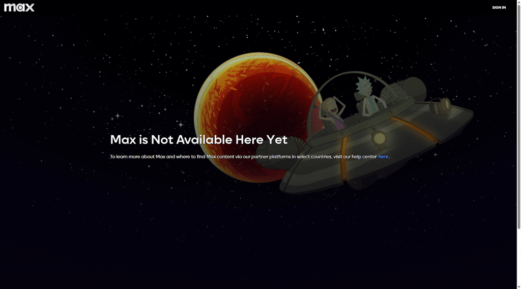 Max TW unavailable outside Taiwan