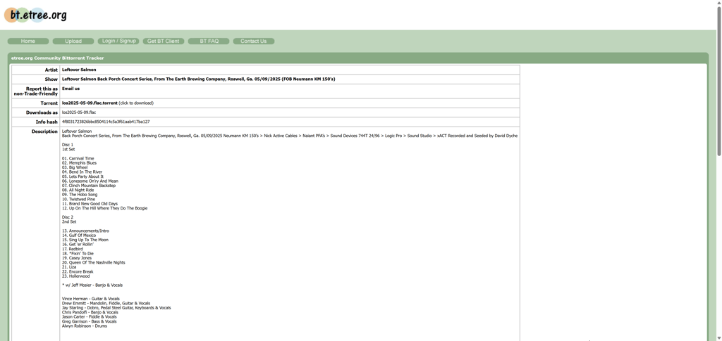 Etree detailed product description