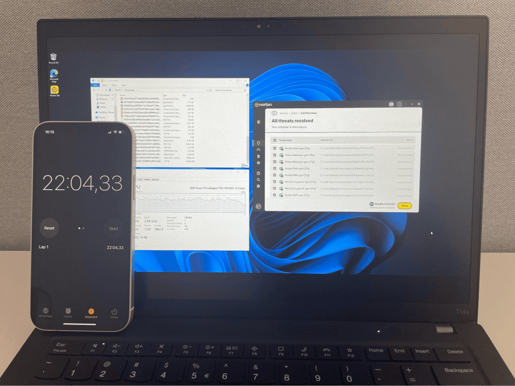 Norton Full Scan on Windows