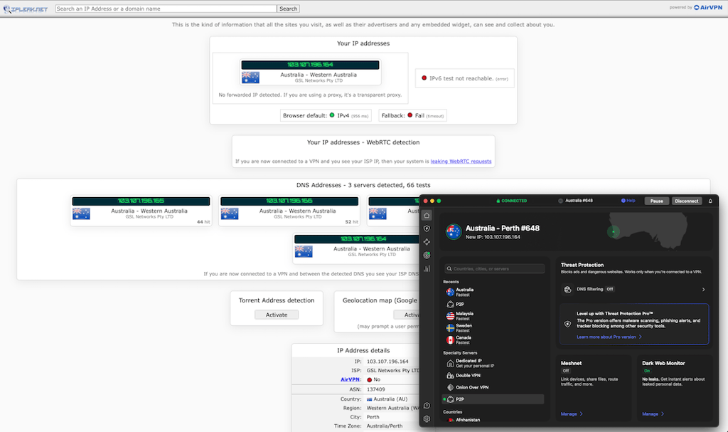 Australian IP address with NordVPN