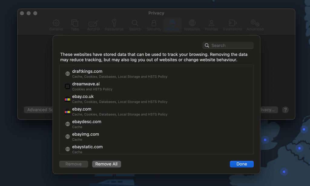 Clear your cache before accessing SpankBang to purge old location data