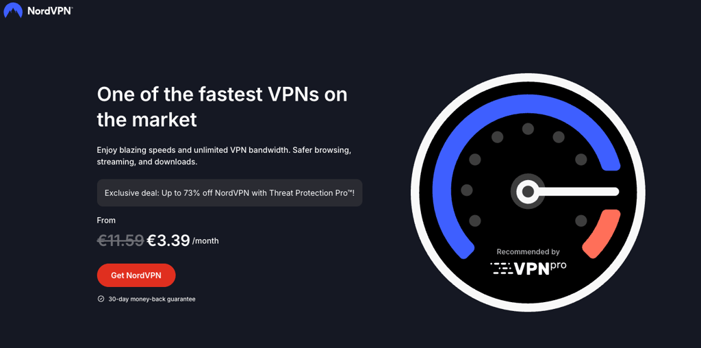 NordVPN is the best VPN to access porn in North Dakota