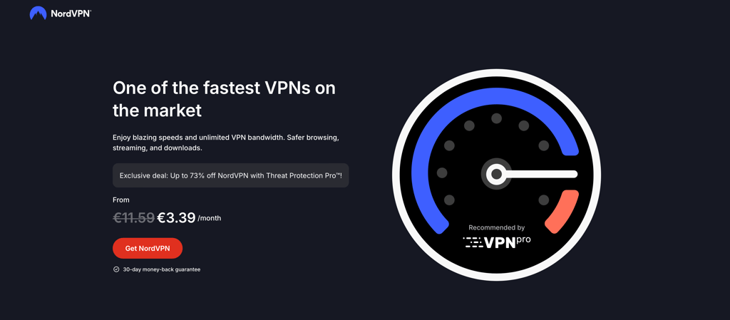 NordVPN's is the best VPN for SpankBang