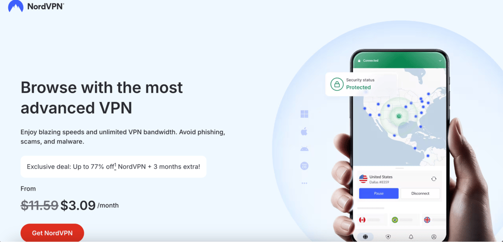 NordVPN's current offer and pricing