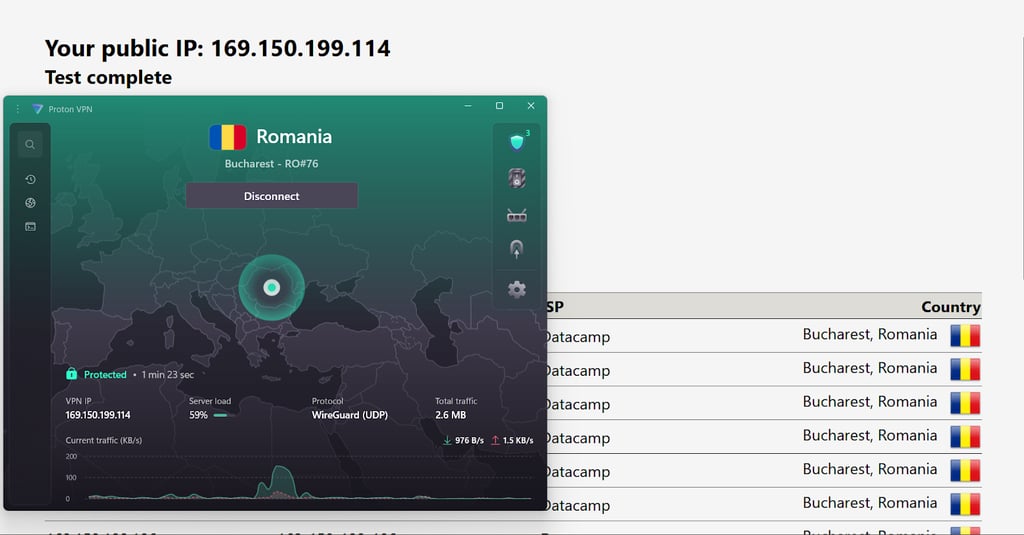 Proton VPN effectively kept me safe from DNS leaks during torrenting tests
