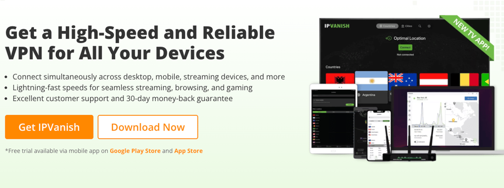 Download IPVanish
