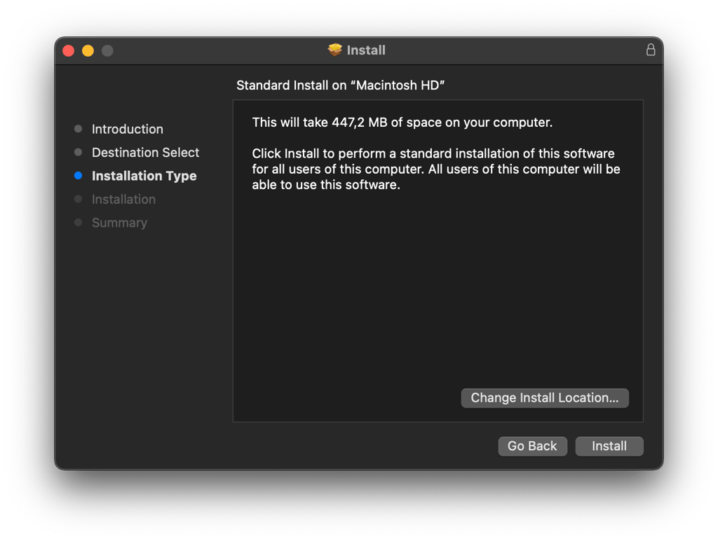 NordVPN installation process