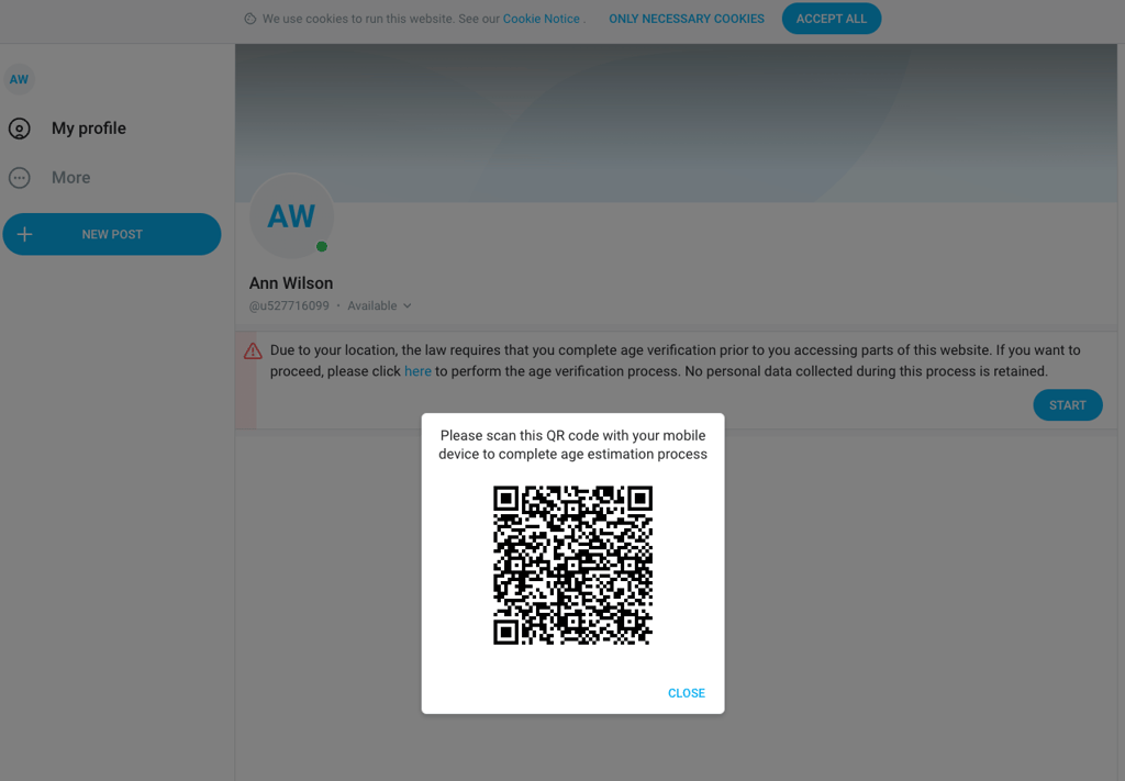 OnlyFans age verification in Italy