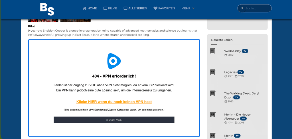 Burning-Series-gesperrt-VPN-erforderlich