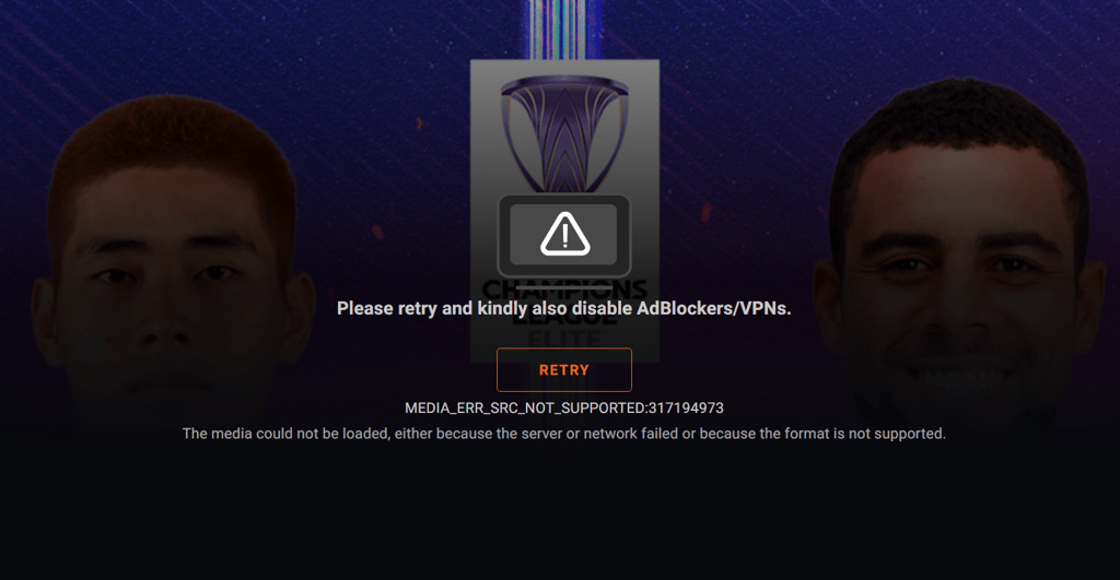Fancode error