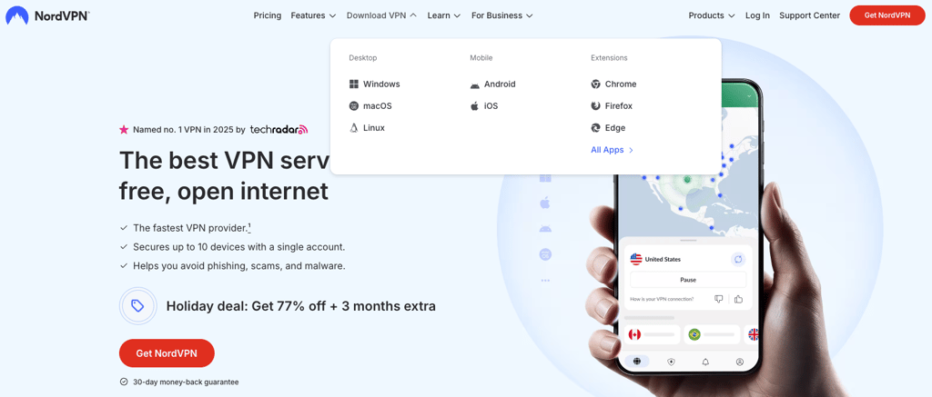 Download NordVPN to bypass OnlyFans age verification