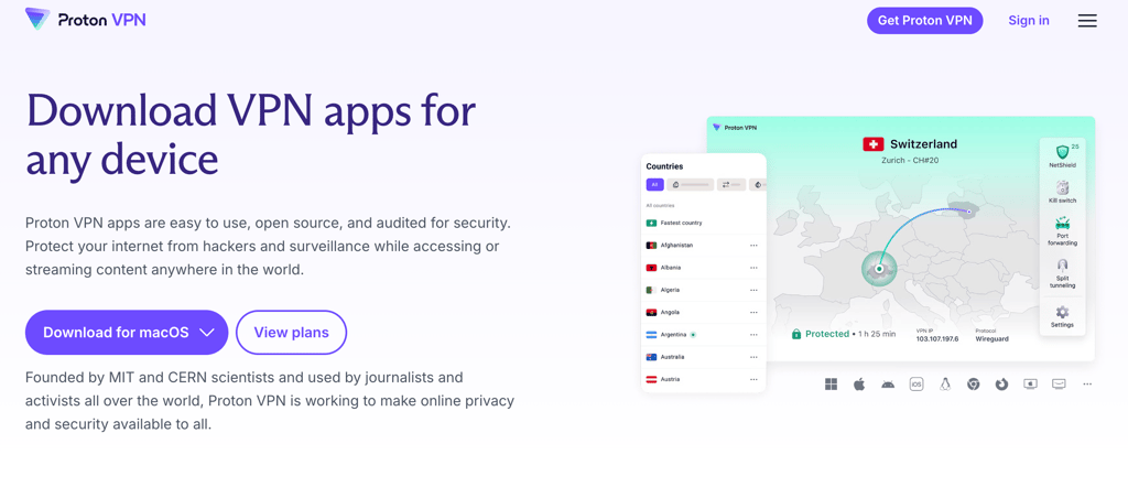 Download Proton VPN to bypass UK age verification
