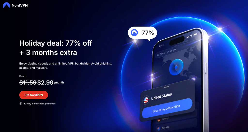 Subscribe to NordVPN to bypass ESPN blackouts