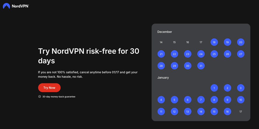 NordVPN free trial