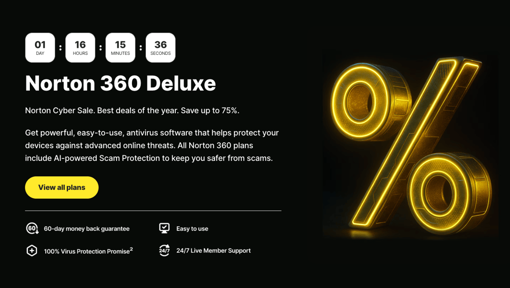 Get Norton Cyber Monday deal