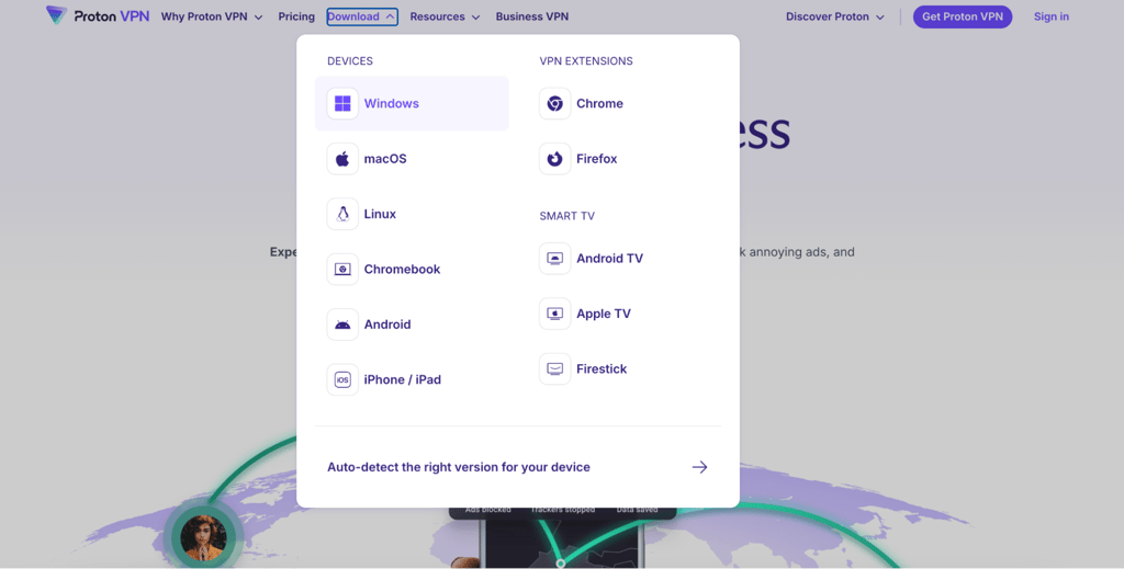 Proton VPN supports all major operating systems and many smart devices