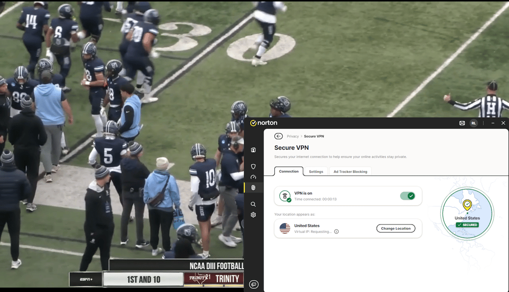 Get around ESPN blackout restrictions with Norton VPN