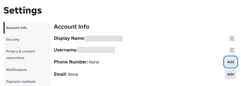 Verify your Roblox account using a phone number to access features like Voice Chat