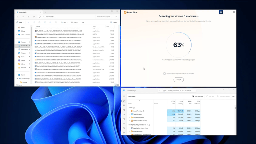 Avast full system scan