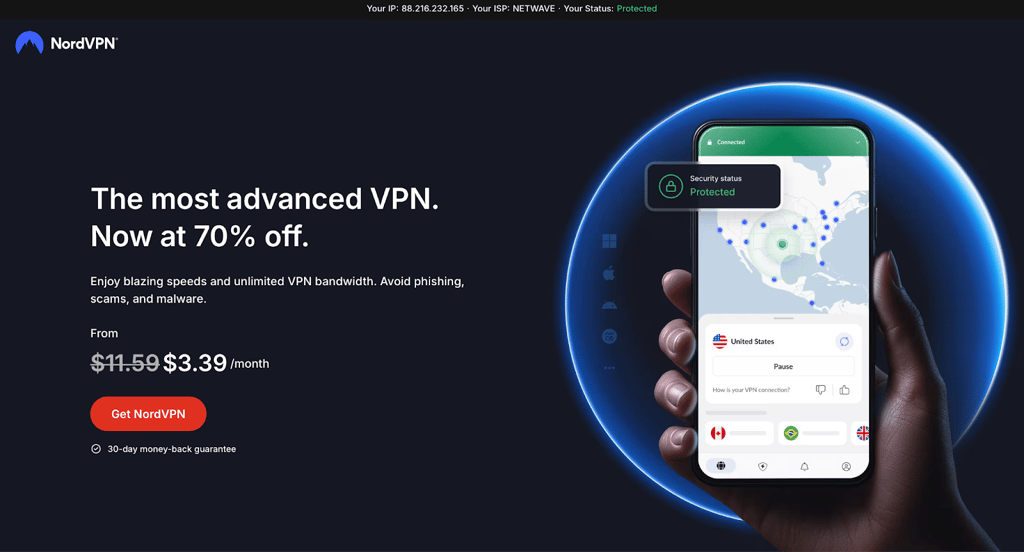 Get NordVPN for a discount of up to 70% to stream Love Island
