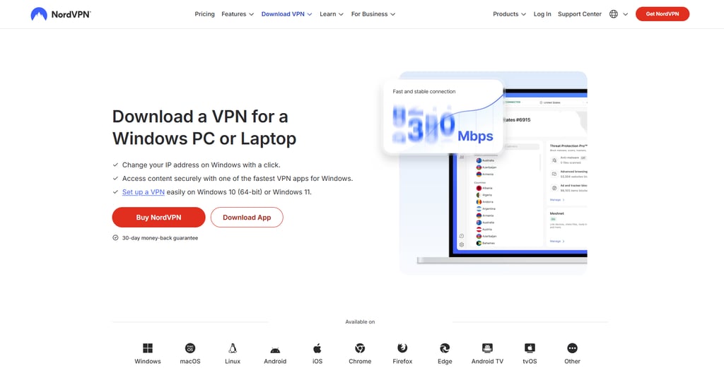 Download NordVPN for Wi-Fi protection