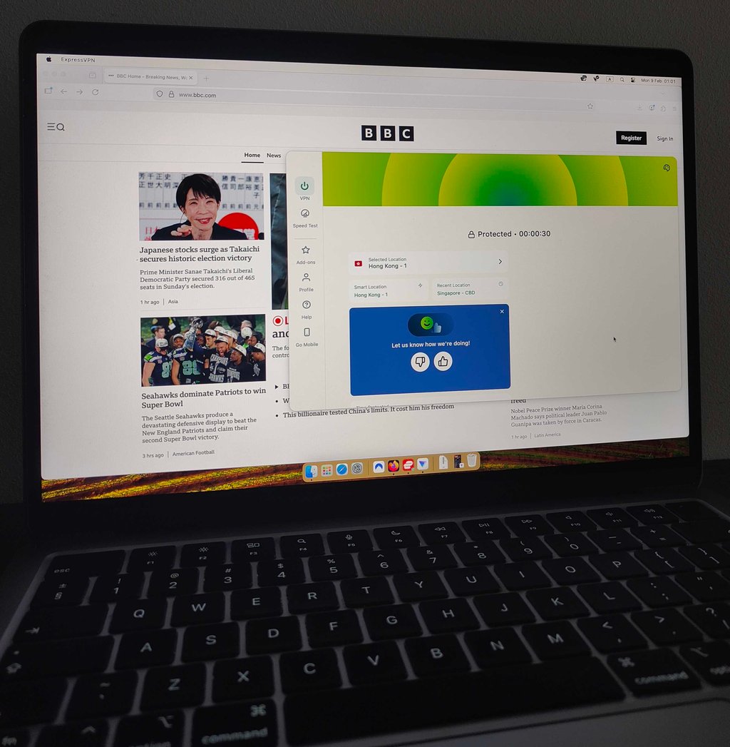 ExpressVPN unblocking BBC in China