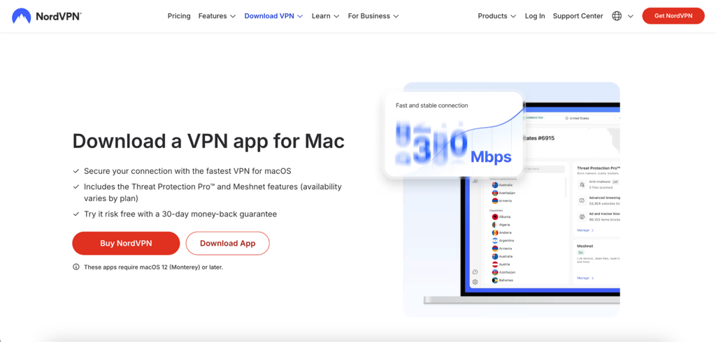 NordVPN supports all major operating systems and many smart devices