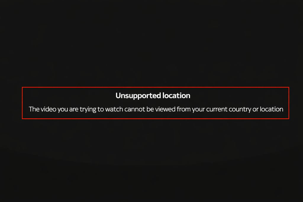 Sky TV blocking me when I connect from the USA