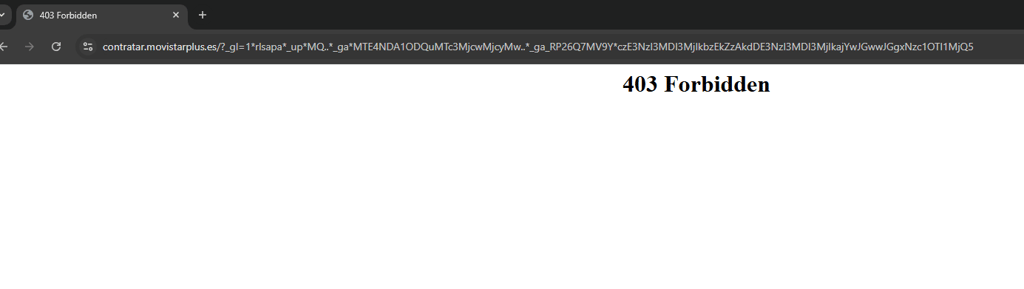 Movistar error