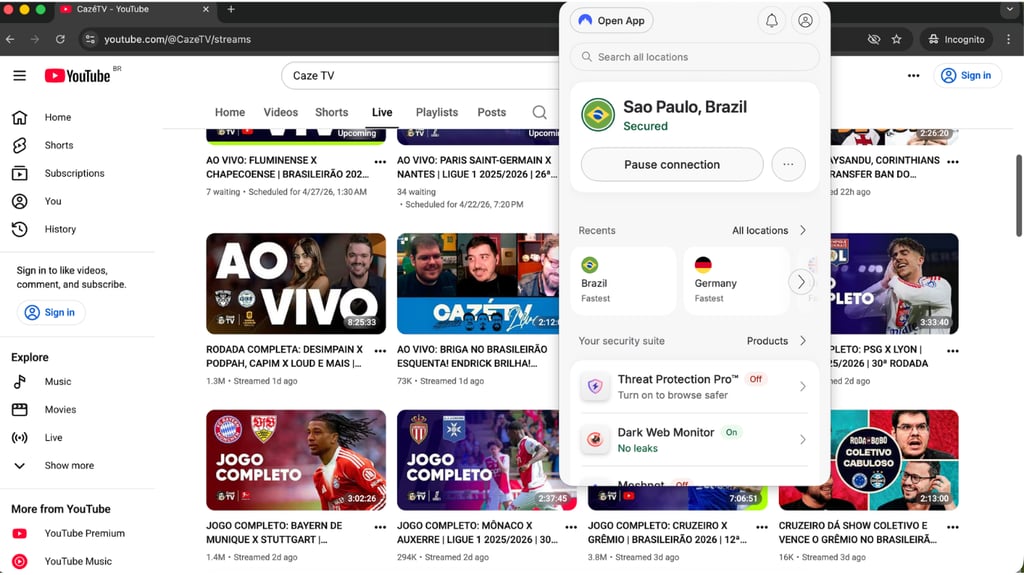 Bundesliga kostenlos mit VPN schauen