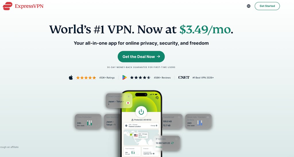 ExpressVPN-reliable-VPN-for-streaming