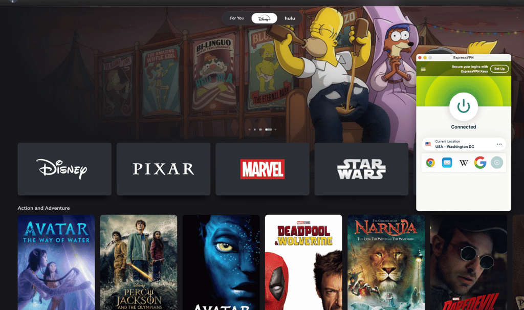 ExpressVPN-working-with-Disney