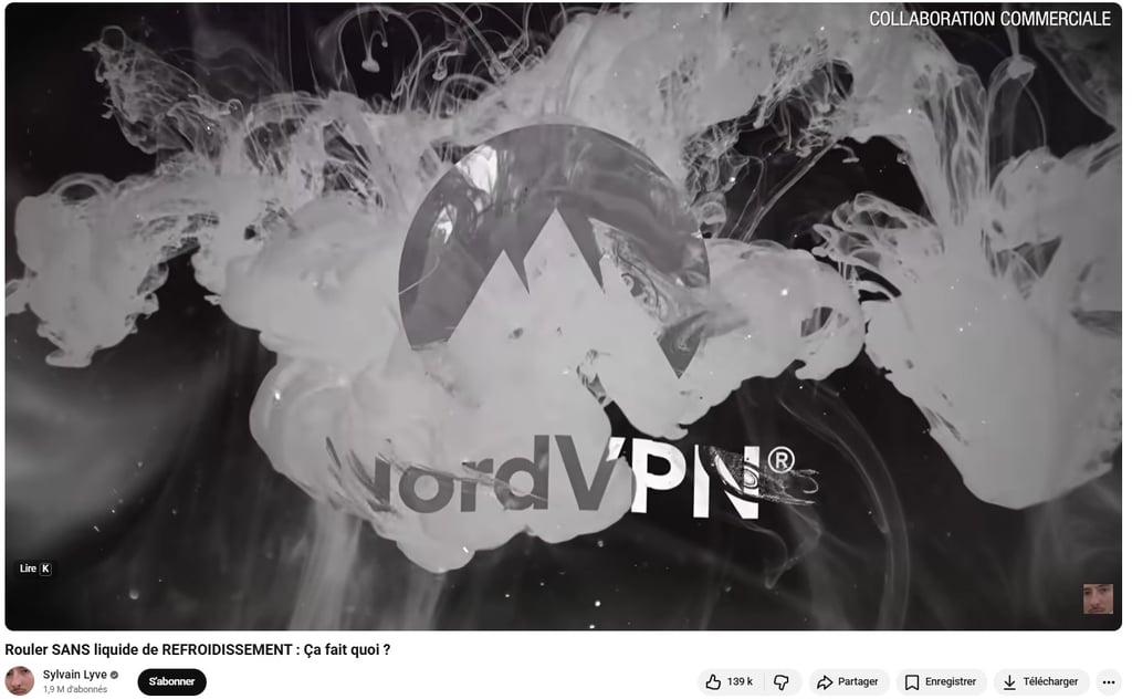 Promo NordVPN de Sylvain Lyve