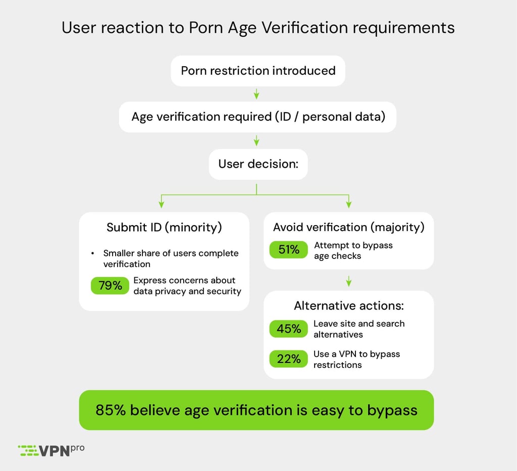 User reaction to Porn Age Verification requirements
