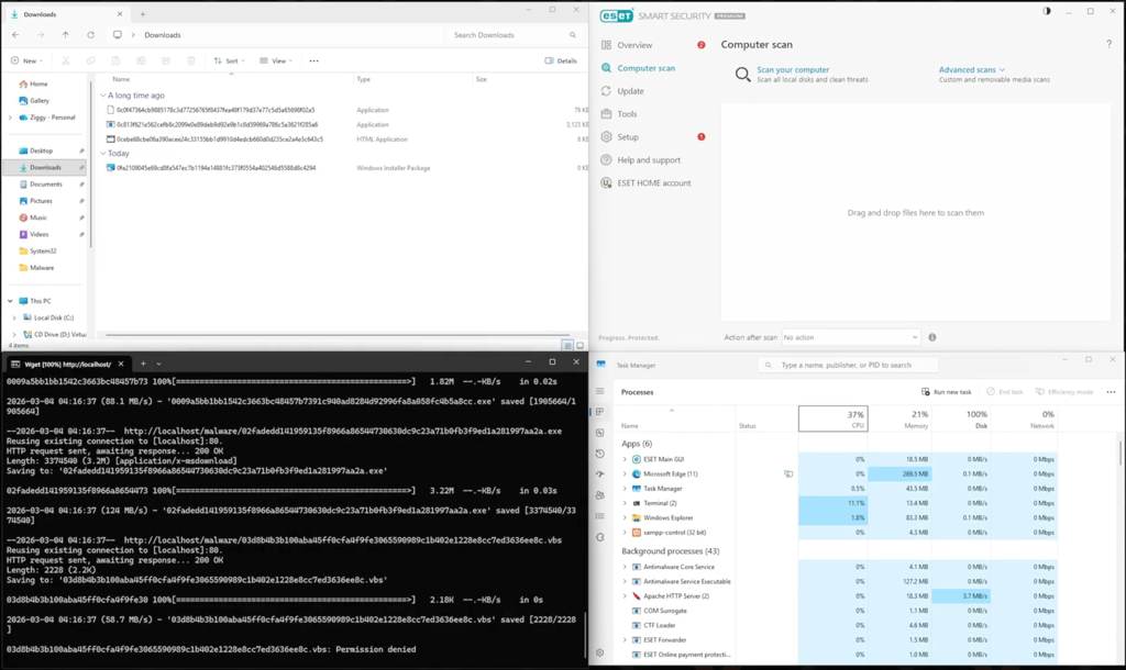 Eset performance impact test