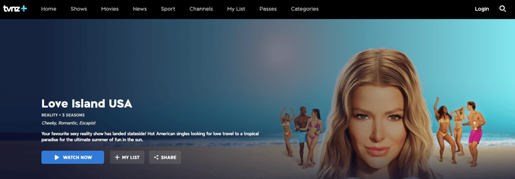 Love Island USA on TVNZ
