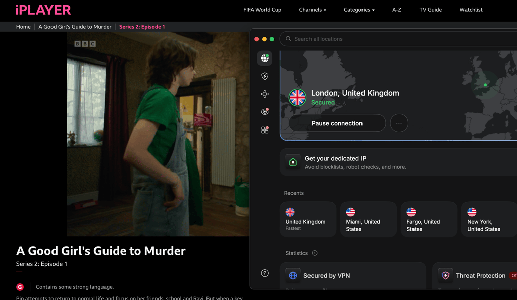 nordvpn bbc iplayer