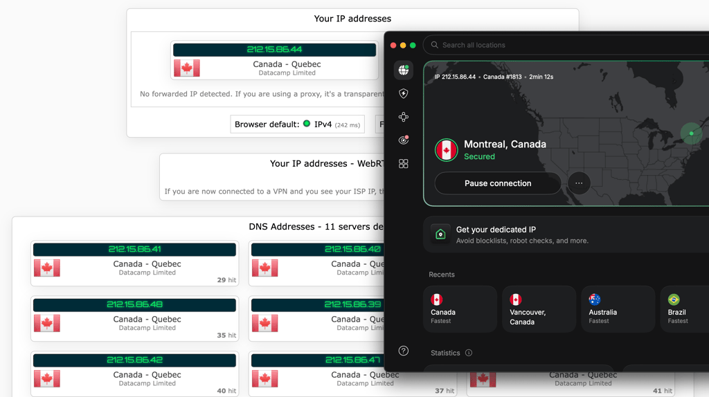 nordvpn ip leak test 1