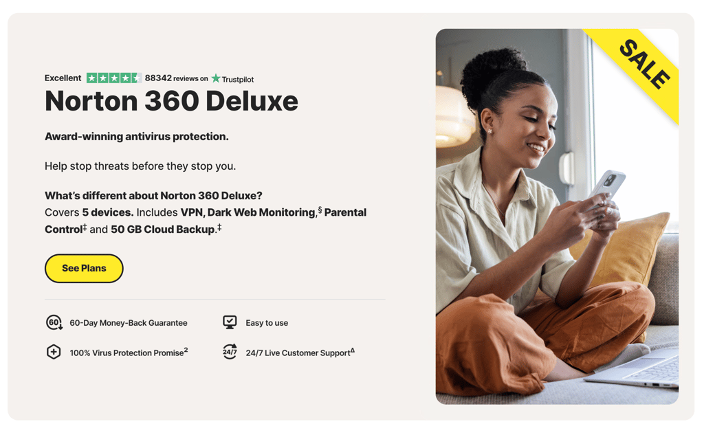 Norton main page