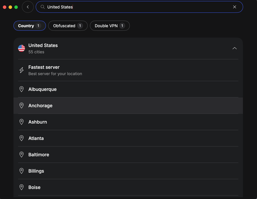 NordVPN US servers for ESPN blackout bypassing